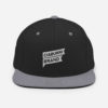 classic snapback black silver 5fed584b42e1a Ciaburri Brand Logo Snapback Hat