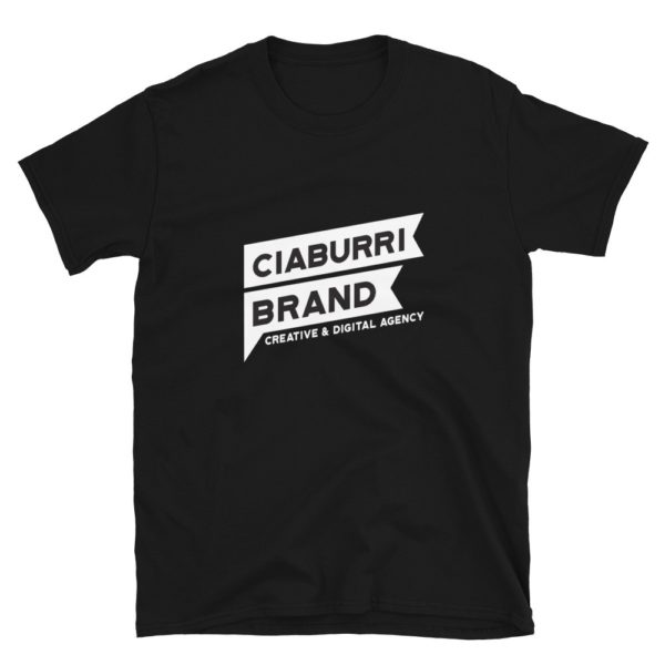 unisex basic softstyle t shirt black front 60204fbc6da59 Ciaburri Brand Logo Short-Sleeve Unisex T-Shirt